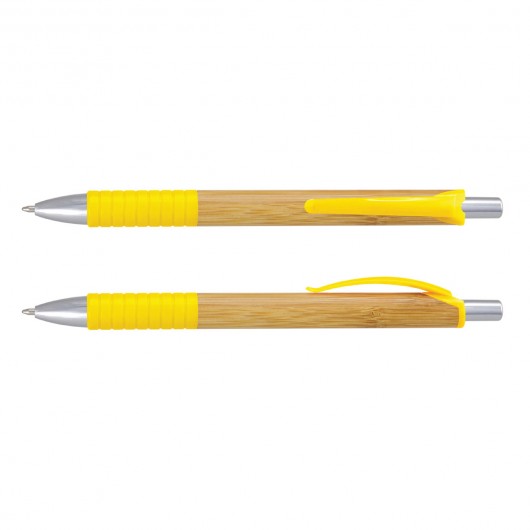 Bondi Bamboo Pens yellow